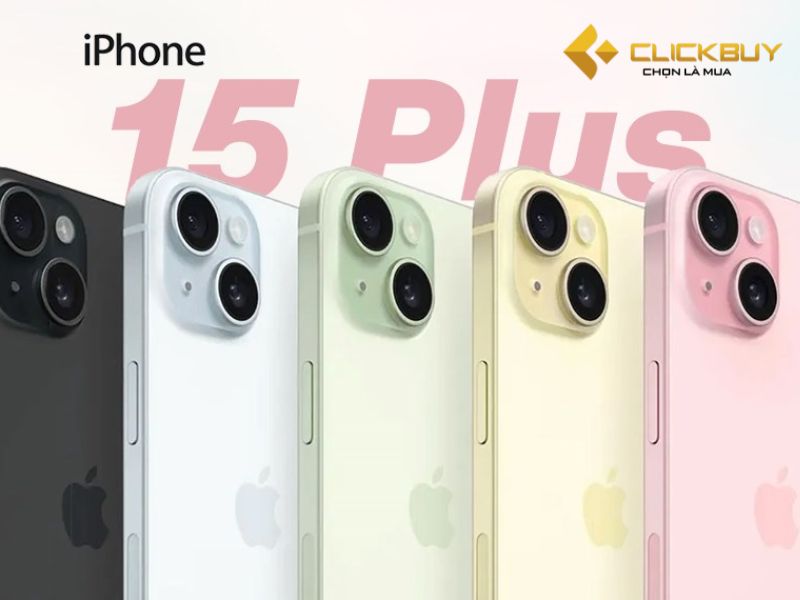  iPhone 15 Plus cũ có những màu nào