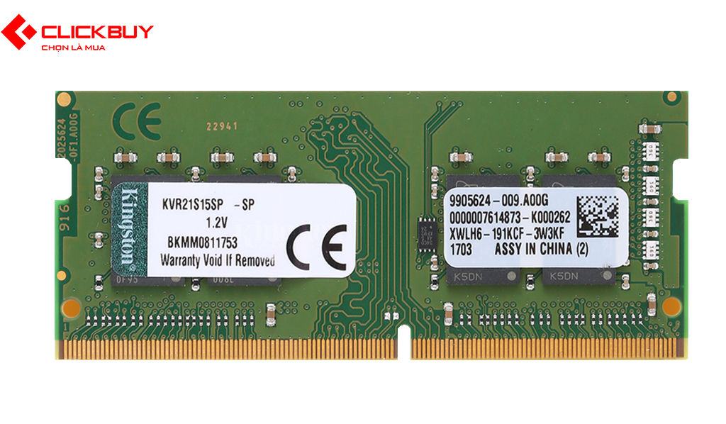 Ram laptop Kingston 4GB -3200 Mhz DDR4 RAKT0102
