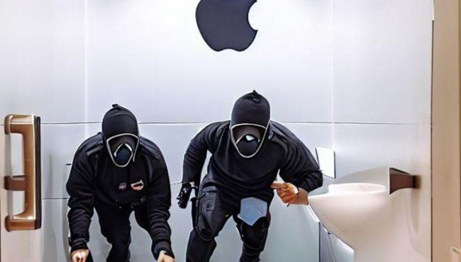 Apple Store bị trộm 